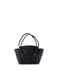 Pre-Owned Bottega Veneta Small Arco Bag Maxi Intrecciato Leather