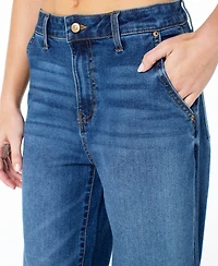 Celebrity Pink Women's High-Rise Relaxed Trouser Jeans