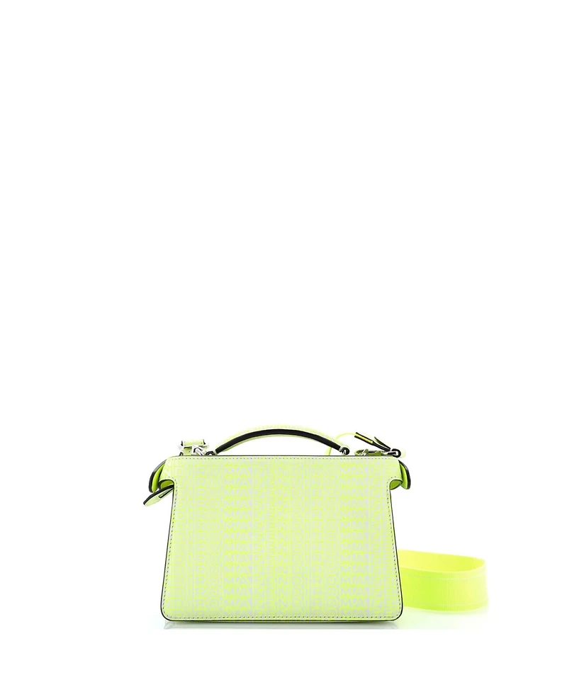 Pre-Owned Fendi x Marc Jacobs Peekaboo ISeeU XCross Bag Printed Logo Embossed Leather