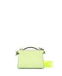 Pre-Owned Fendi x Marc Jacobs Peekaboo ISeeU XCross Bag Printed Logo Embossed Leather