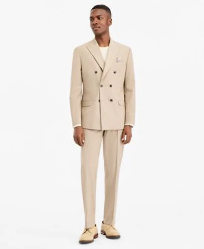 Bar Iii Mens Slim Fit Tan Solid Double Breasted Suit Separates Macys Exclusive