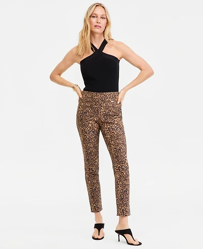 I.n.c. International Concepts Women's Bengaline Pull-On Skinny Pants, Macy's Exclusive