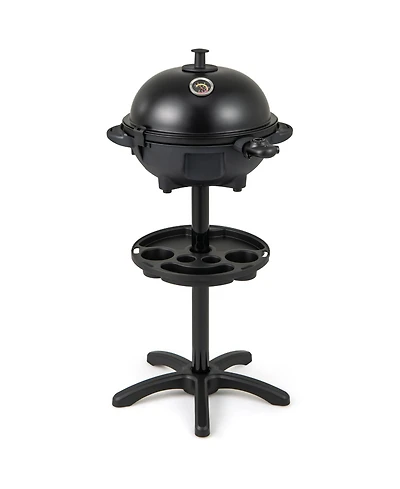 Sugift Electric Bbq Grill 1200W Indoor Outdoor Grill with Dual Zones