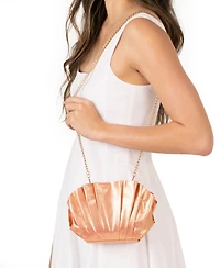 Nina Reef Shell Minaudiere Small Clutch Handbag