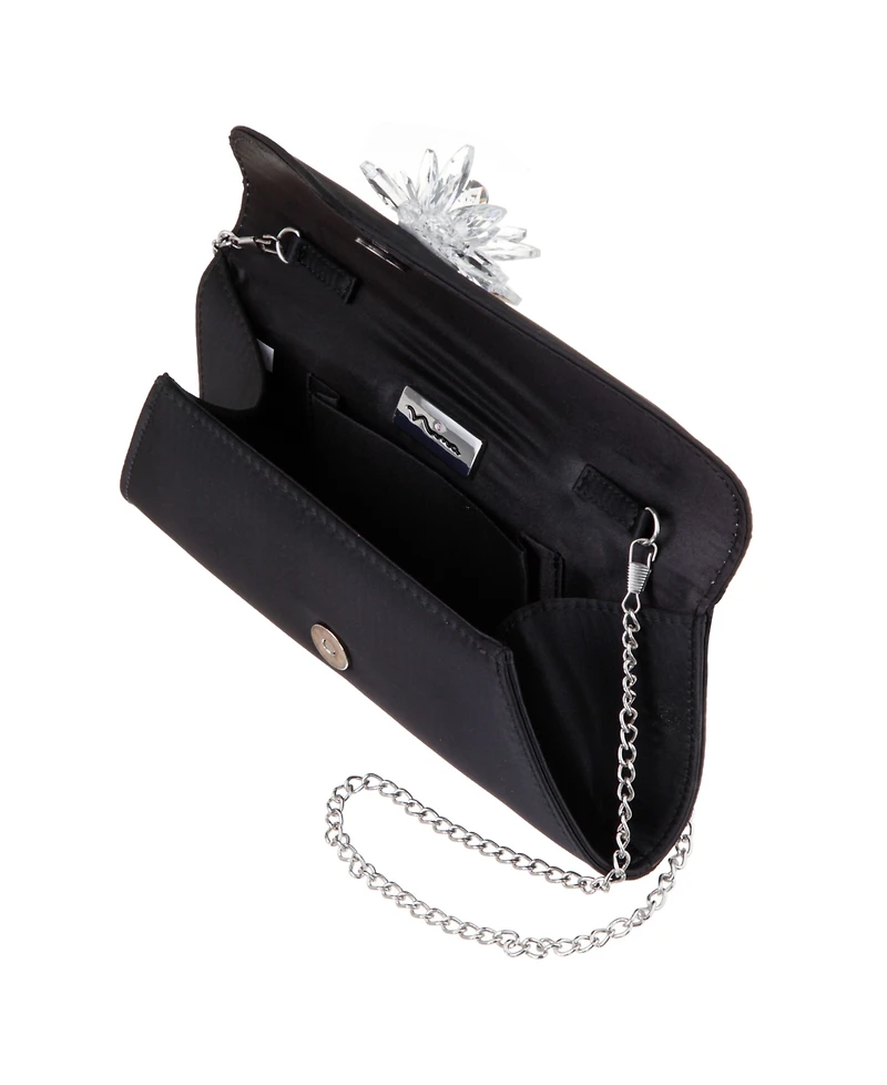 Nina Twila Crystal Cluster Small Clutch Handbag