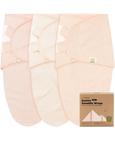 KeaBabies 3pk Soothe Wren Swaddle Sleep Sacks, Newborn Swaddles Wrap 0-3 Months, Soft Baby Wearable Blanket