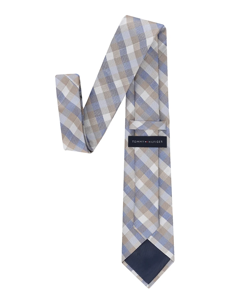 Tommy Hilfiger Men's Holden Seasonal Plaid Pattern Tie