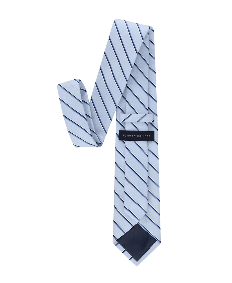 Tommy Hilfiger Men's Seasonal Striped Pattern Tie