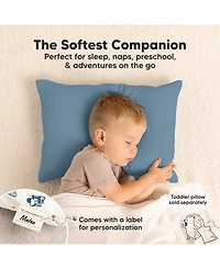 KeaBabies Lyra Muslin Toddler Pillowcases 13x18, 2-Pack Organic Cotton for Sleep & Travel