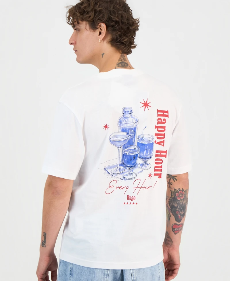 Hugo Boss Men's Nucavo Cotton Logo-Graphic T-Shirt