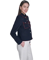 Tommy Hilfiger Women's Button-Front Blazer