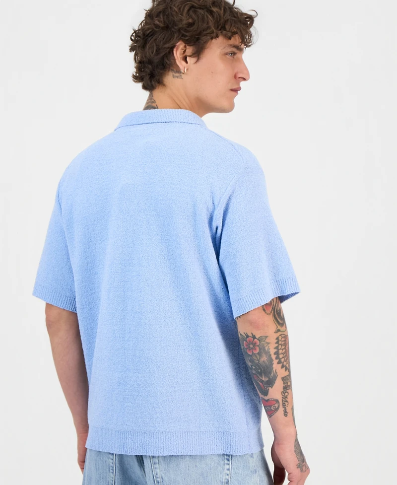 Hugo Boss Men's Sorinou Cotton-Blend Pullover Polo Shirt