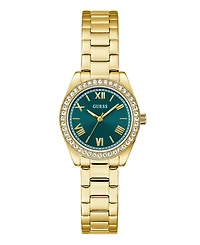 Guess Women's Gold-Tone Stainless Steel Analog Watch, 30mm