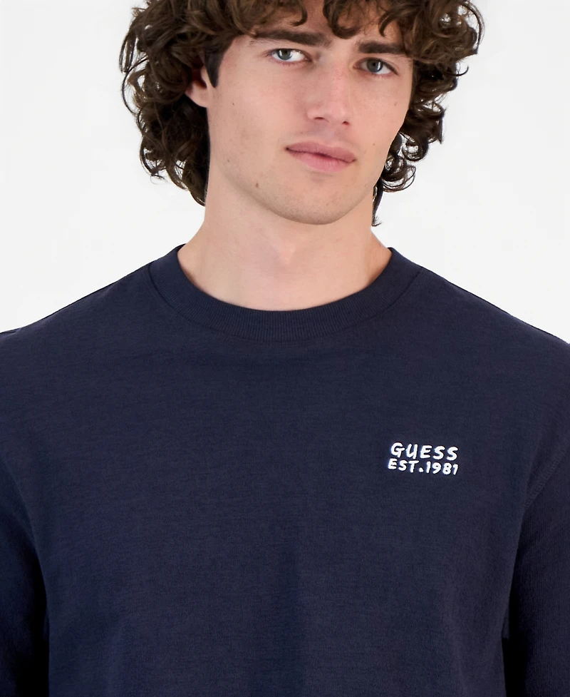 Guess Men's Seaside Paint Cotton Graphic T-Shirt