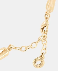 Anne Klein Boxed Gold-Tone Bezel Stone Twist Cuff Bracelet