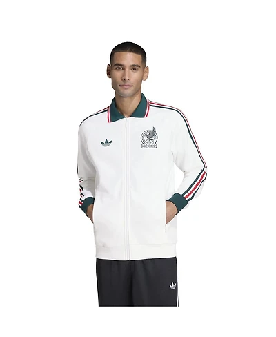 Adidas Men's White Mexico National Team 2026 World Cup Anthem Full-Zip Jacket