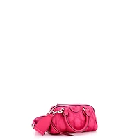 Pre-Owned Gucci Mini Ophidia Convertible Boston Top Handle Bag Gg Matelasse Leather