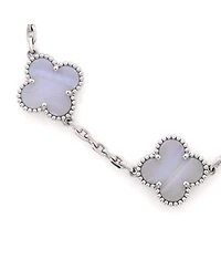 Pre-Owned Van Cleef and Arpels Vintage Alhambra 5 Motifs Bracelet