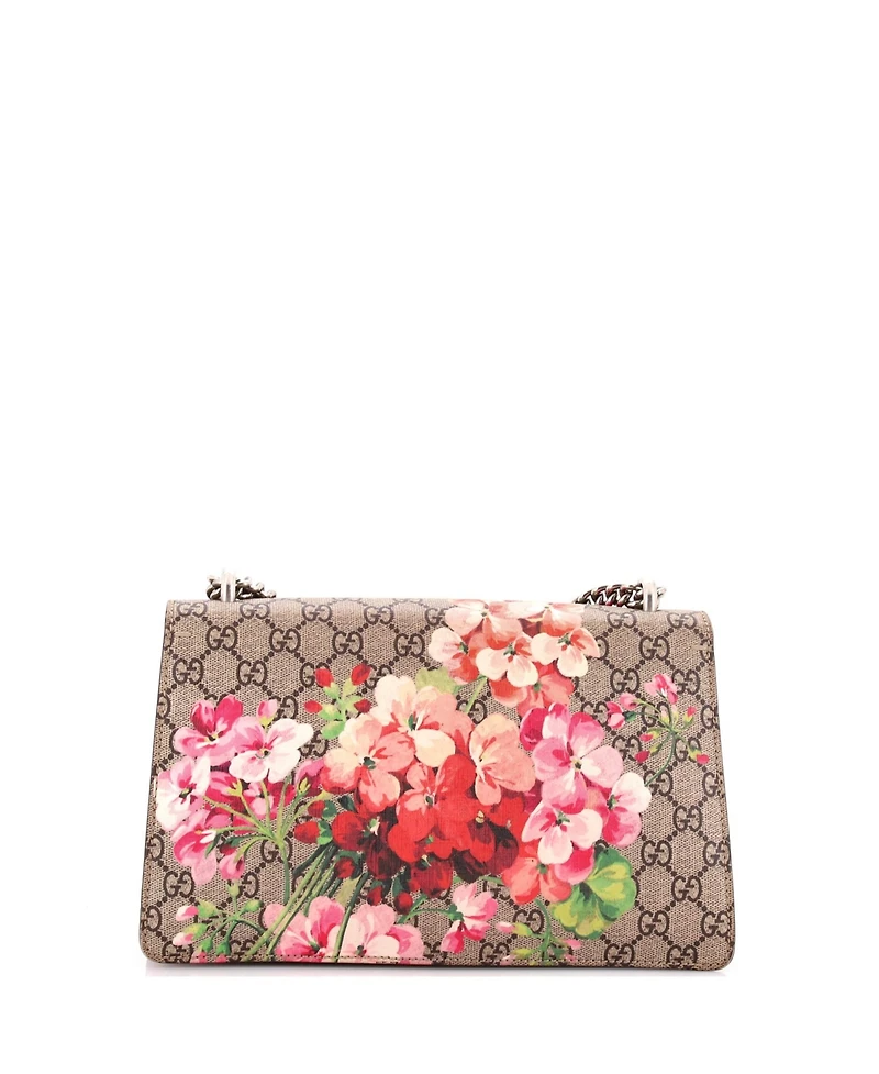 Pre-Owned Gucci Small Dionysus Bag Blooms Print Gg Coated Canvas