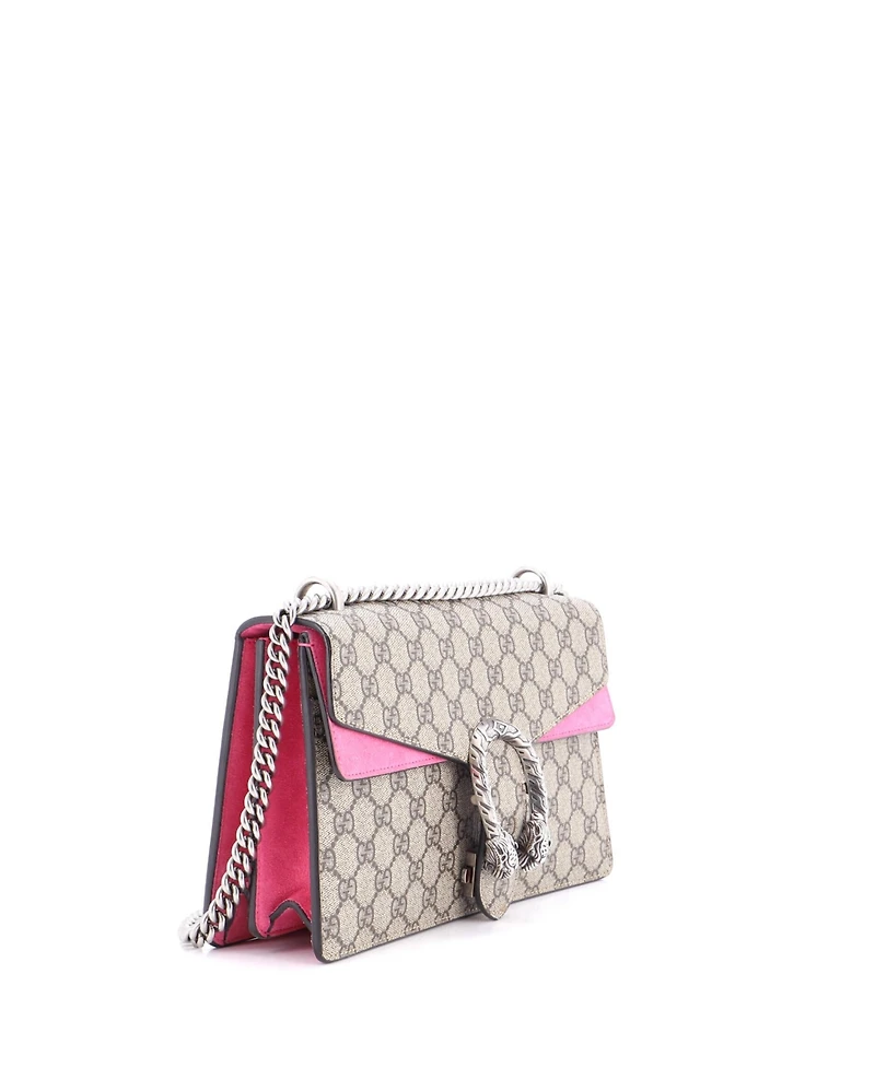 Pre-Owned Gucci Small Dionysus Bag Gg Coated Canvas