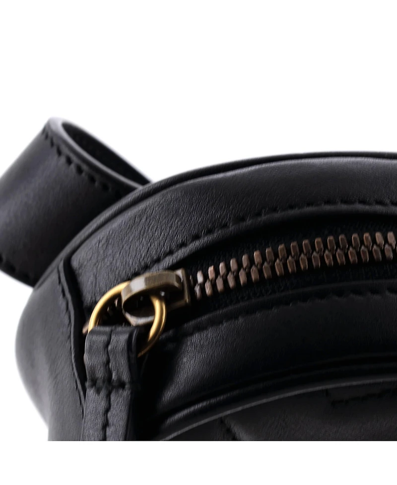 Pre-Owned Gucci Gg Marmont Belt Bag Matelasse Leather