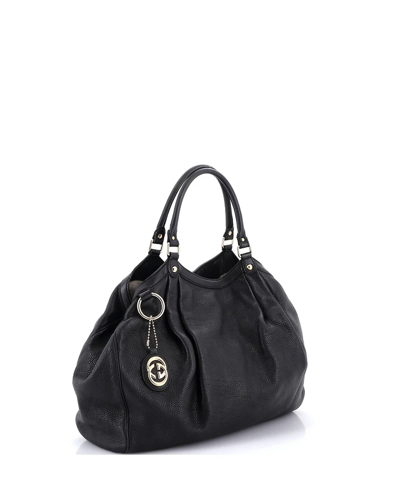 Pre-Owned Gucci Large Sukey Tote Guccissima Leather