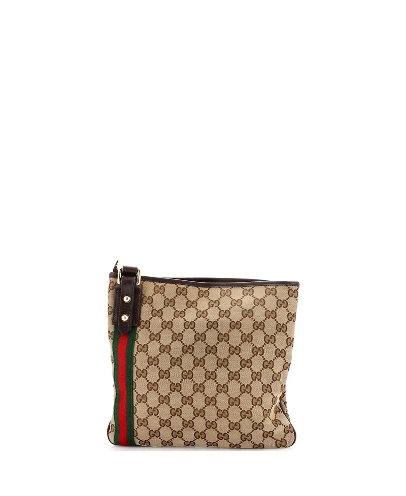 Pre-Owned Gucci Jolicoeur Messenger Bag Gg Canvas