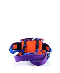 Pre-Owned Gucci Buckle Flap Chest Strap Backpack Gg Fabric with Rubber