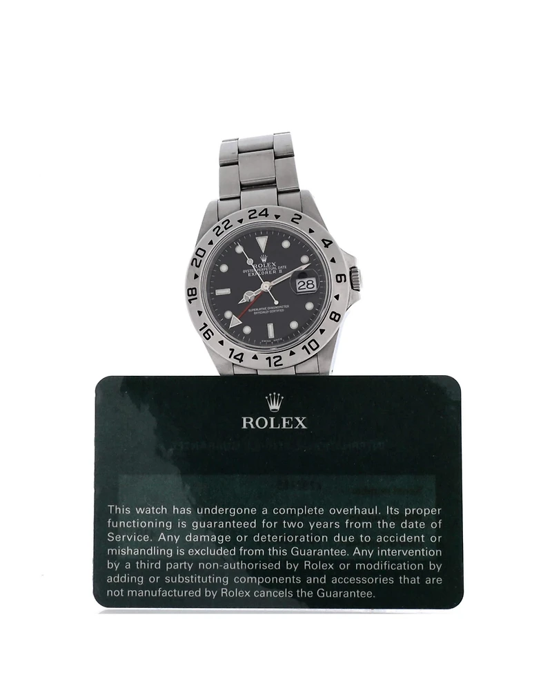 Pre-Owned Rolex Oyster Perpetual Explorer Ii Automatic Watch in Stainless Steel 40mm