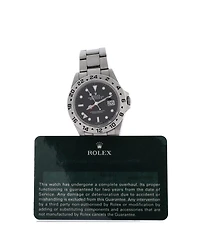 Pre-Owned Rolex Oyster Perpetual Explorer Ii Automatic Watch in Stainless Steel 40mm