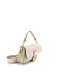 Pre-Owned Fendi Medium Selleria Baguette Nm Bag Leather