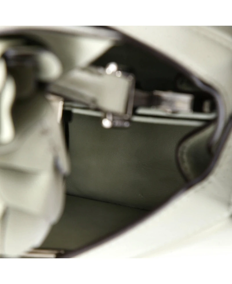 Pre-Owned Fendi Petite Peekaboo ISeeU Bag Leather with Embellished Handle