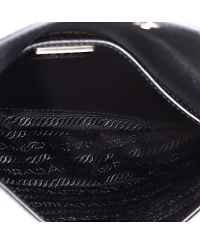 Pre-Owned Prada Small Cleo Flap Shoulder Bag Spazzolato Leather