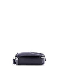 Pre-Owned Prada Small Brique Camera Crossbody Bag Tessuto and Spazzolato Leather