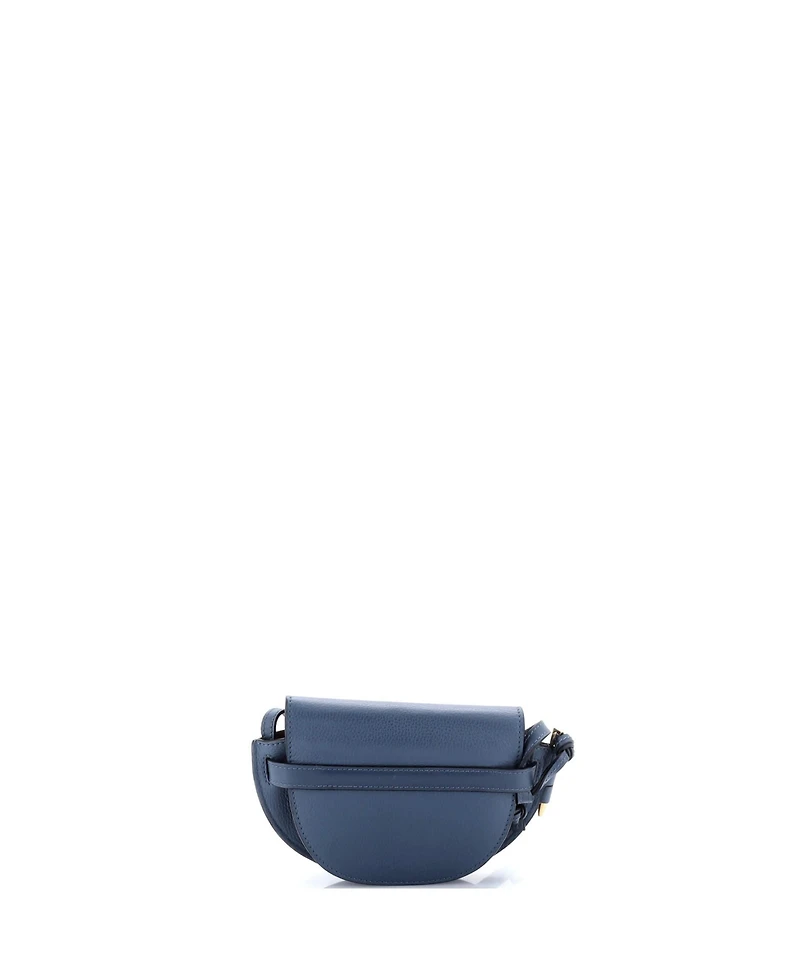 Pre-Owned Loewe Mini Gate Shoulder Bag Leather