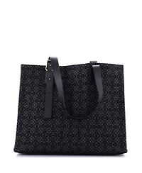 Pre-Owned Loewe Horizontal Buckle Handle Tote Anagram Jacquard