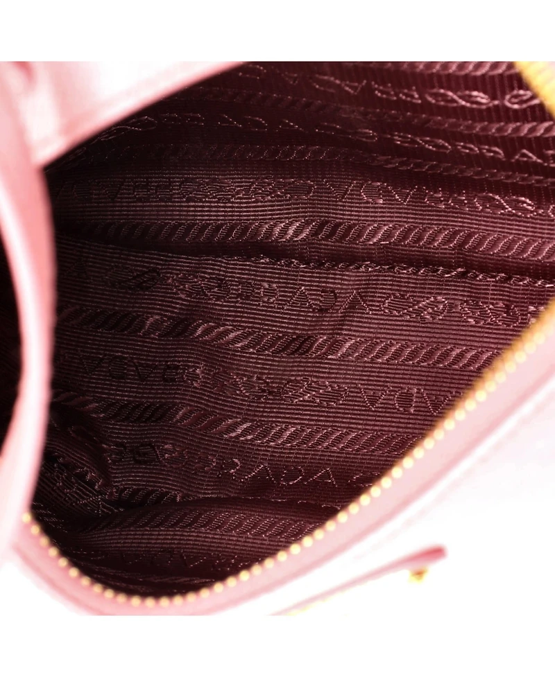 Pre-Owned Prada Mini Re-Edition Hobo Saffiano Leather