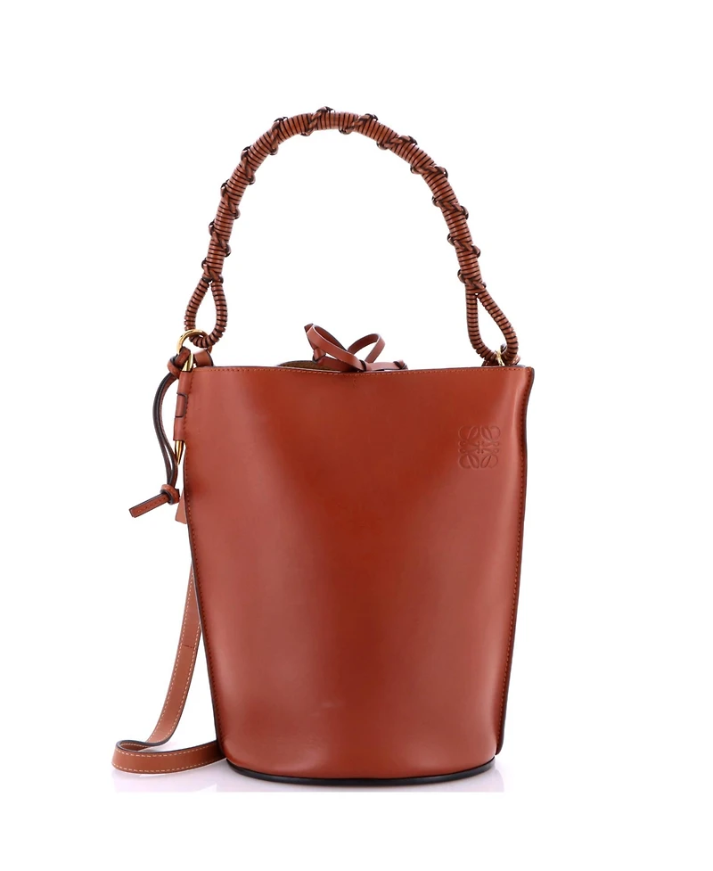 Pre-Owned Loewe Medium Gate Top Handle Bucket Bag Leather