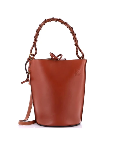 Pre-Owned Loewe Medium Gate Top Handle Bucket Bag Leather
