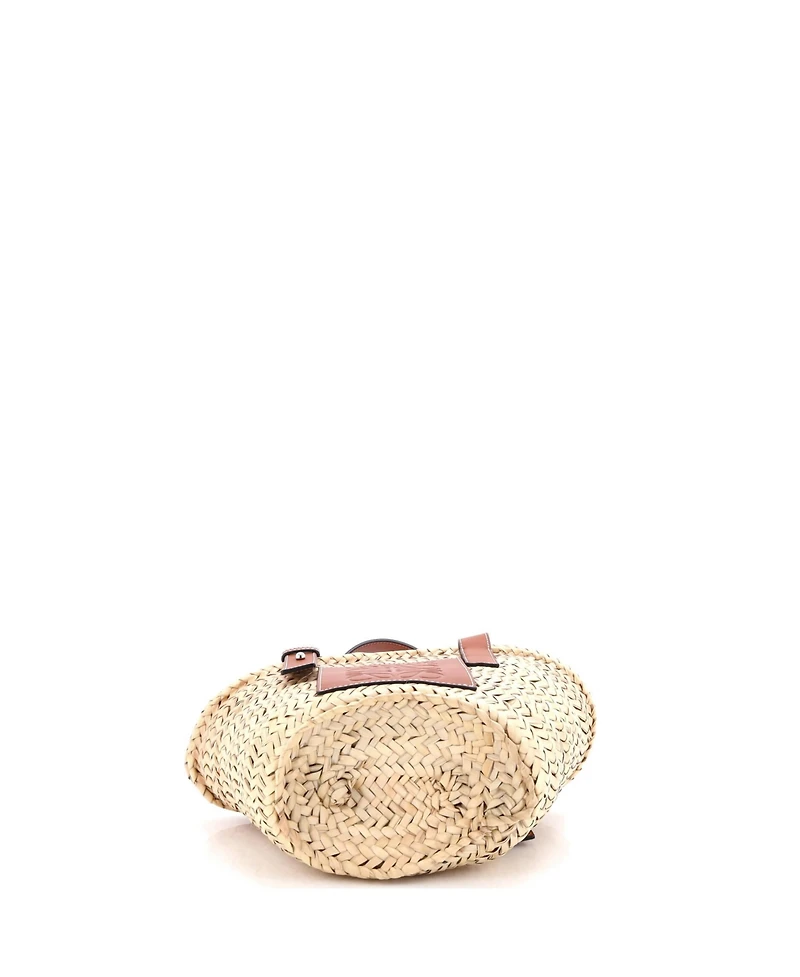 Pre-Owned Loewe Small Basket Tote Raffia