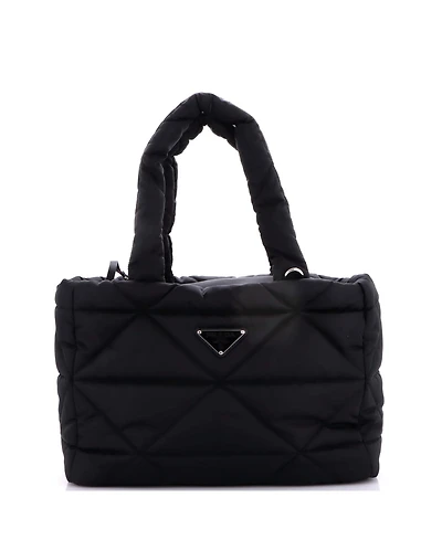 Pre-Owned Prada Padded Pet Carrier Tote Quilted Re-Nylon