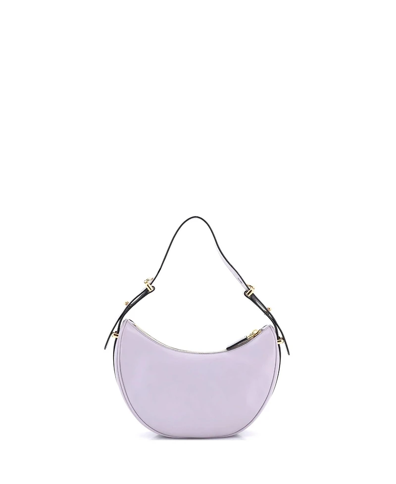 Pre-Owned Prada Arque Half Moon Hobo Leather