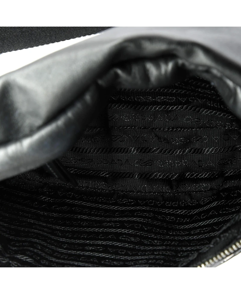 Pre-Owned Prada Large Front Pocket Belt Bag Soft Calfskin