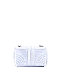 Pre-Owned Prada Medium Chain Flap Shoulder Bag Diagramme Quilted Leather