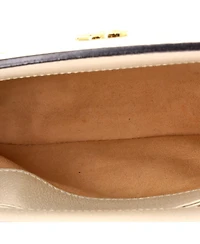 Pre-Owned Gucci Small Ophidia Chain Shoulder Bag Flora Gg Coated Canvas