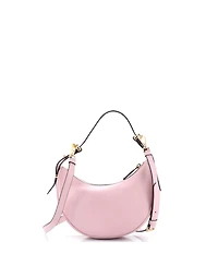 Pre-Owned Prada Small Arque Half Moon Hobo Leather