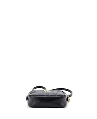 Pre-Owned Gucci Mini Gg Marmont Shoulder Bag Matelasse Leather