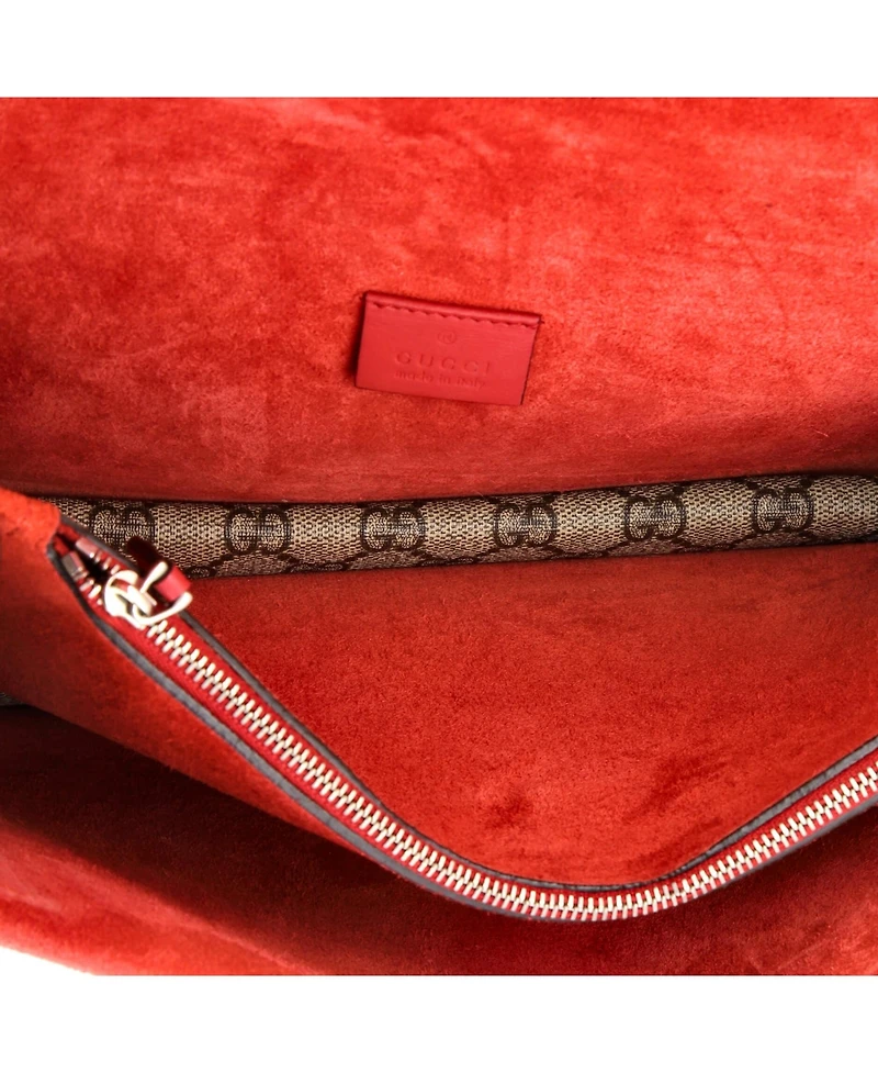 Pre-Owned Gucci Small Dionysus Bag Gg Coated Canvas