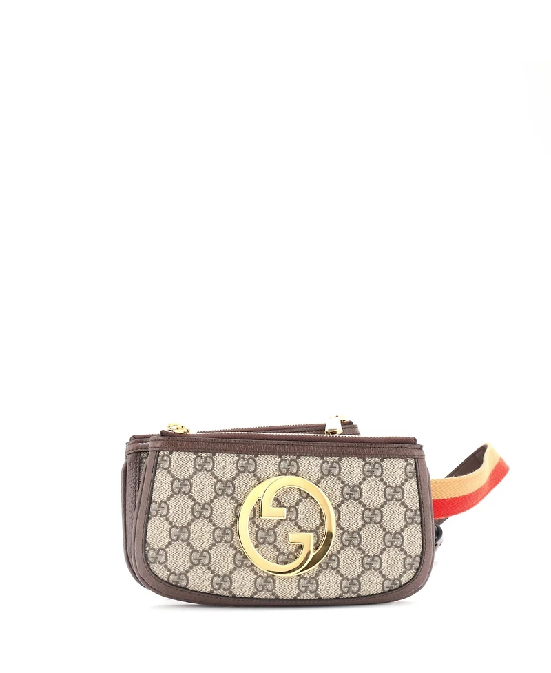 Pre-Owned Gucci Blondie Multi Pocket Belt Bag Gg Coated Canvas