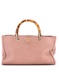 Pre-Owned Gucci Medium Bamboo Shopper Tote Leather